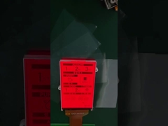 Monochrome LCD Panel with FPC Connector 52.2*91.1mm Viewing Area 150 Cd/m2 Brightness