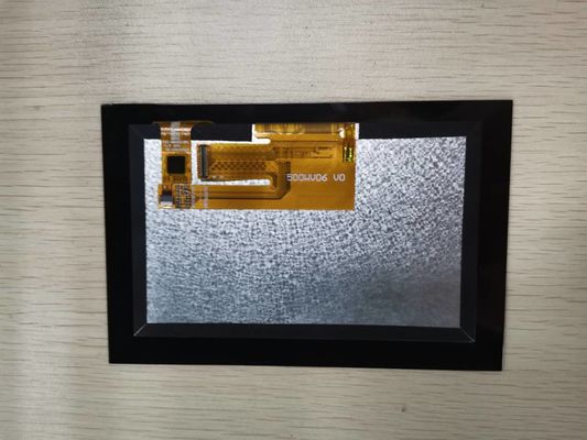 800*480 5 Inch CTP 300nits TFT LCD Capacitive Touchscreen IPS Display Mode