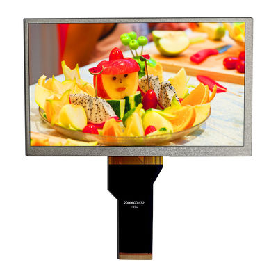 800x480 Matrix Dots TFT LCD Monitor 12 O'Clock 24 Bits RGB 250nits