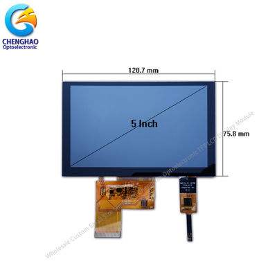5" 800*480 Dots LCD Display Module 300cd/m2 TFT Medical LCD Monitor