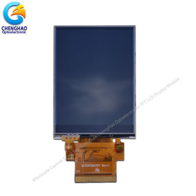 2.8 Inch Small Lcd Touch Screen 50 Pin Spi Rgb Interface 240x320 Nits Custom Tft Lcd Module