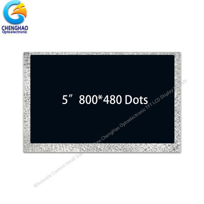 Parallel RGB LCD Display Module 5 Inch 800X480 Dots 24 Bit 40 Pin TFT TN Panel