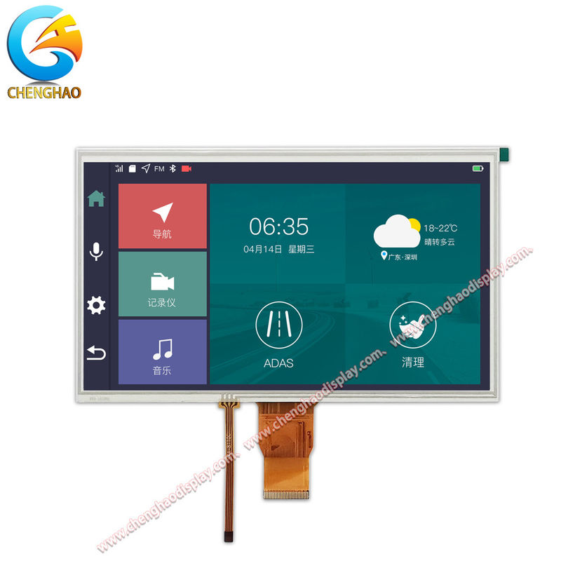 Free Viewing Angle Lcd Display Module 50000h Life Span 50 Pins Fpc 10.1 Inch Custom