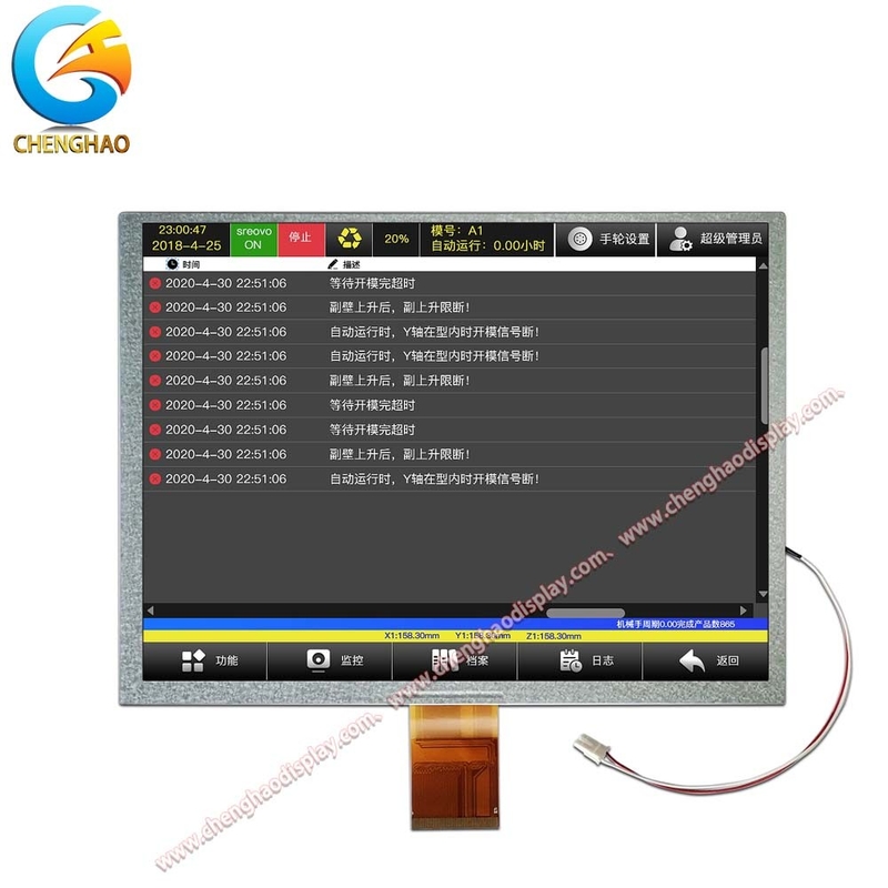 10.4 Inch TFT LCD Display 16M Colors 800x600 Resolution LCD Manufacturer