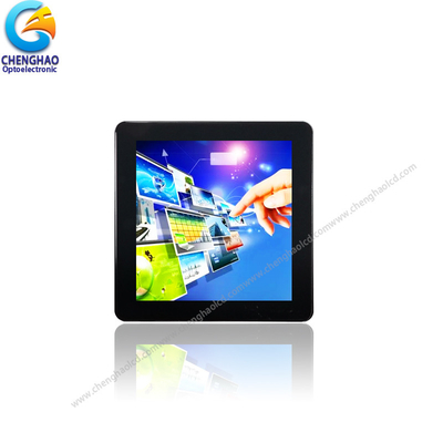 3หน้าจอสัมผัสขนาด.95 นิ้ว สี่เหลี่ยม 24 บิต RGB All Black Effect 480X480 TFT LCD