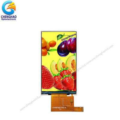 Mipi ขาว IPS จอ LCD 4.5 นิ้ว 480X854 ความละเอียด โมดูลจอ Tft สี
