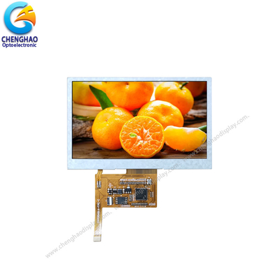 480*272 ดอท แมทริกซ์ LCD Display Module 4.3inch SPI Screen With IPS ทุกมุมการดู