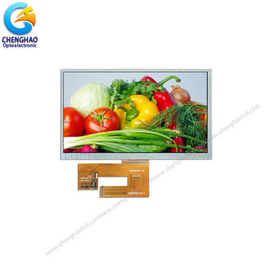 หน้าจอ LCD Anti Glare 7 นิ้ว มุมการดูเต็ม สี RGB TFT แพเนลด้วย LVDS