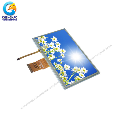 1024x600 HD Tft Lcd 7.0 นิ้ว 24 บิต RGB 50pin หน้าจอสัมผัส LCD ขนาดเล็ก