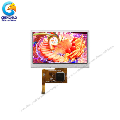 ความสว่างสูง จอ LCD IPS 4.3 นิ้ว 480x272 WQVGA 10pin SPI TFT จอ LCD