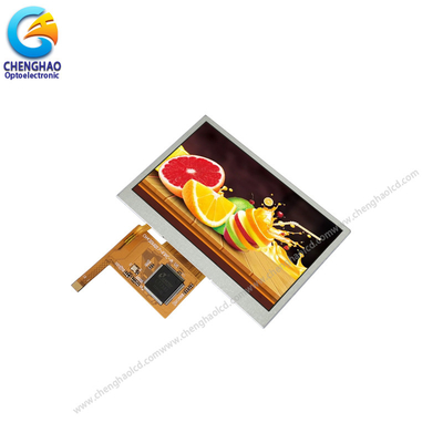 Wqvga Industrial LCD Display Module 1000 Nits 480*272 10pin สี