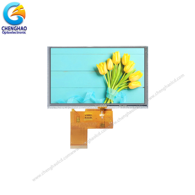 24 บิต RGB LCD Display 5 นิ้ว 480*800 40pin IPS LCD Display พร้อม TP