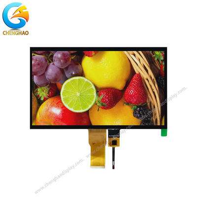 แสงแดดอ่าน IPS LCD หน้าจอสัมผัส 10.1 นิ้ว 1024 * 600 50Pin สําหรับลิฟท์