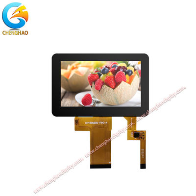 4.3 นิ้ว 480x272 TFT LCD Touch Screen 24 บิต อินเตอร์เฟซ RGB ปานกลาง