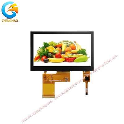 480×272 พิกเซล LCD Touch Module 4.3
