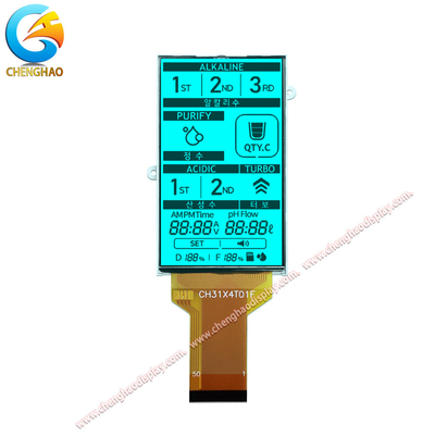 ISO9001 การรับรอง โมโนครอม LCD Display 1/4 Duty 1/3 Bias Drive Method