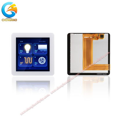 LCD Manufacture 4 Inch Color TFT Lcd Module 480x480 พิกเซล สี่เหลี่ยม หน้าจอสัมผัส