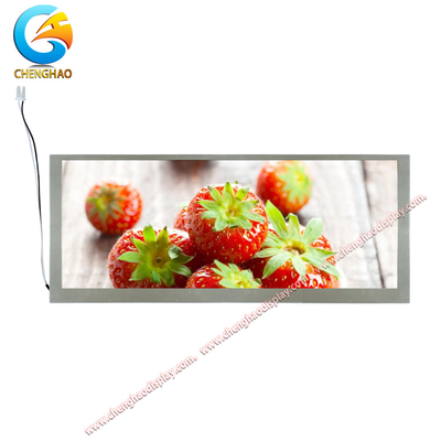 1280*480 ดอทส์ หน้าจอกว้าง I2c Lcd Display Module 10.3 นิ้ว 60 พิน Fpc ความสว่างสูง