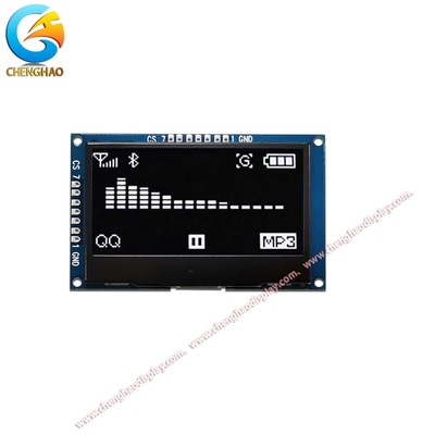 โมดูล OLED ที่กําหนดเอง 12864 ขนาด 2.42 นิ้ว พร้อม 4 สาย SPI / I2C