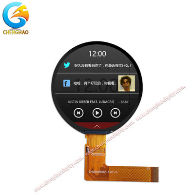 1.8 นิ้ว รอบ TFT LCD ด้วยความละเอียด 360x360 85/85/85/85 มุมชมฟรี