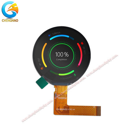 1.8 นิ้ว IPS TFT LCD Display Screen 360*360 ความละเอียด โมดูล อินเตอร์เฟซ SPI/MCU/RGB