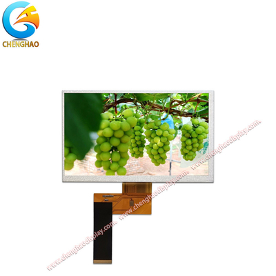 800x480 จุด WVGA TFT Screen 7 นิ้ว ภาพแสดงทางการแพทย์ ด้วย 40 pin RGB Interface