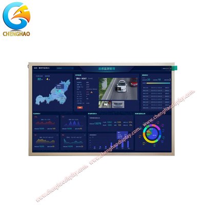ความสว่างสูง โมดูล Lcd Display 1280x800 1000cd/m2 ความสว่างเหมาะสําหรับอุณหภูมิที่กว้าง