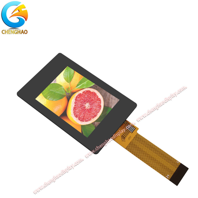 240*320 Spi Lcd Module 24pins 2 Inch IPS TFT Screen พร้อมฝาแก้วดํา