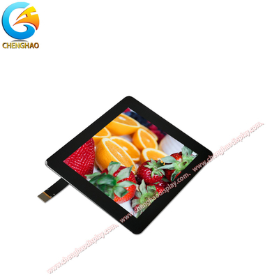 หน้าจอ LCD ทัชสกรีนสีดำทั้งหมด ขนาด 4 นิ้ว 480*480 หน้าจอ Tft สี่เหลี่ยม สำหรับงานอุตสาหกรรม