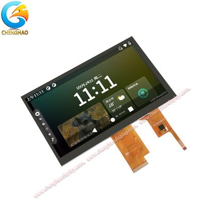 7 นิ้ว IPS Lcd Display 40 ปิน 1024 * 600 ด้วยทิศทางการดู 80/80/80/80