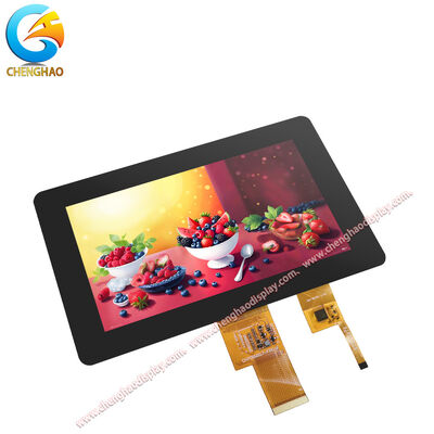 Sunlight Readable Lcd Display 40 Pins 7 Inch IPS TFT Screen with Capacitive Touch