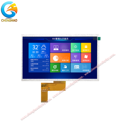 10.1 นิ้ว 1024x600 โมดูลจอ LCD TFT พร้อมอินเตอร์เฟซ RGB - 400 cd/m2 LCD อุตสาหกรรม