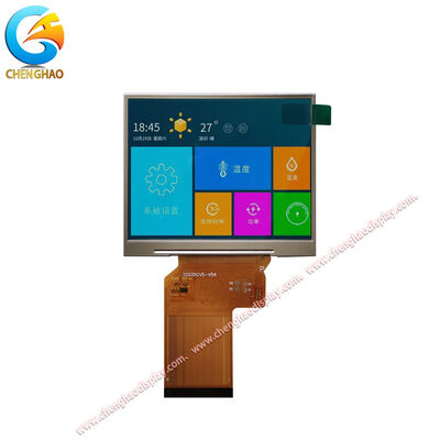 โมดูลจอแสดงผล IPS TFT LCD ขนาด 3.5 นิ้ว 640x480 SPI ความสว่างสูงสำหรับ HMI อุตสาหกรรม
