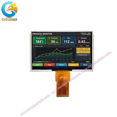 โมดูลจอแสดงผล IPS TFT LCD ขนาด 4.3 นิ้ว 480x272 SPI QSPI MCU สำหรับ HMI อุตสาหกรรม