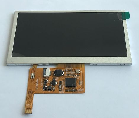 105.5 มิลลิเมตร สื่อส่ง IPS 4.3 นิ้ว TFT LCD Display SPI อินเตอร์เฟซ
