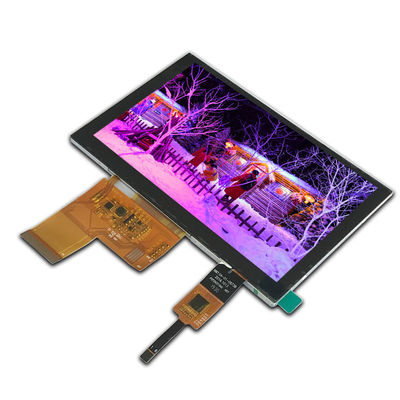 5 นิ้ว CTP Iso9001 Lcd Touch Screen Module 800x480 24 บิต RGB