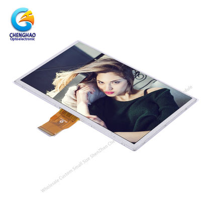 IPS TN หน้าจอสัมผัส LCD ขนาดเล็ก ISO9001 CH900WS01A Rgb LCD Tft