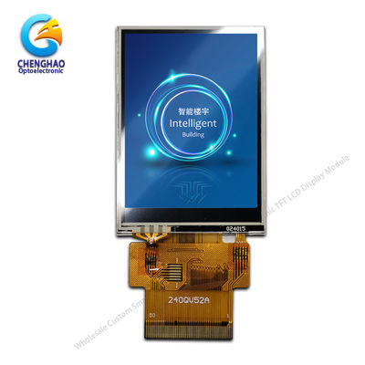 2.4in RTP QVGA IPS สกรีนสัมผัสแบบต้านทาน 240x320 FPC Lcd Spi
