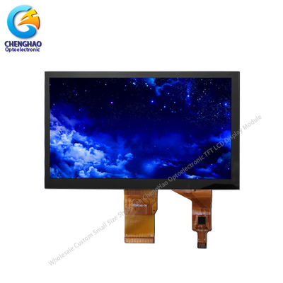 7 นิ้ว TFT LCD Capacitive Touchscreen 24 บิต อินเตอร์เฟซ RGB ปานกลาง