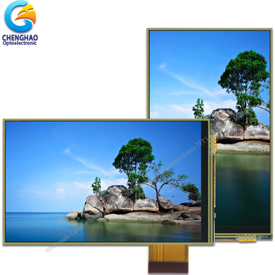 สายส่ง SPI Tft LCD Monitor 3 เส้น 480×854 จุด Lcd Touch Screen Module