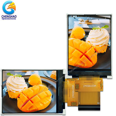 MCU Ctp IPS แผน LCD 240x320 จุด 300nits 3 เส้น 9 บิต 262k SPI